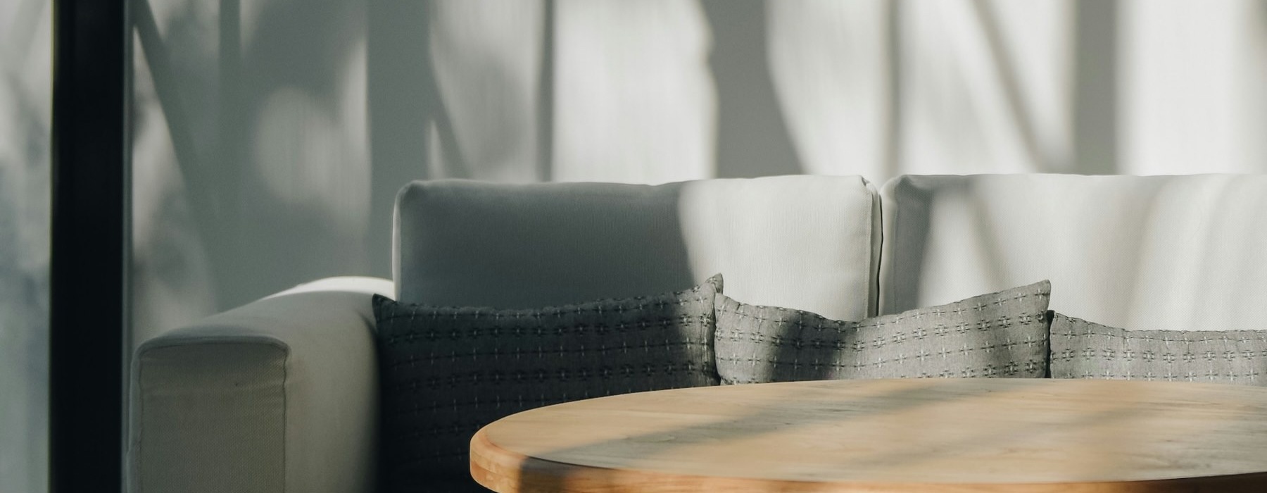 a table and chairs in a room