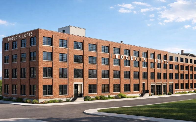 a large brick building